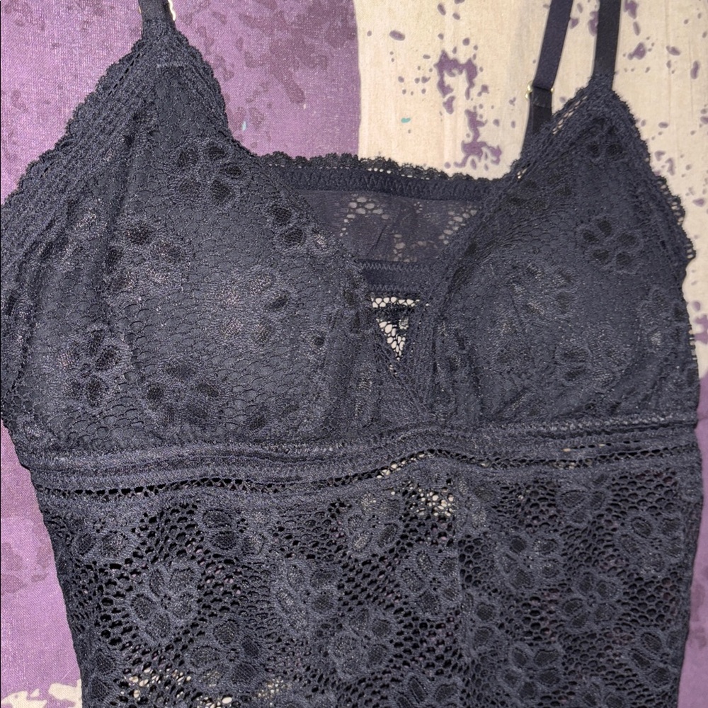 NWOT Aerie New Blooms Lace Padded
Triangle Bralette - Picture 3 of 8